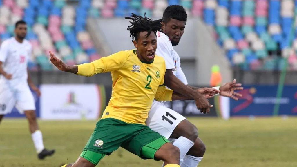 South Africa and Mauritius at COSAFA Cup. Photo &ndash; COSAFA