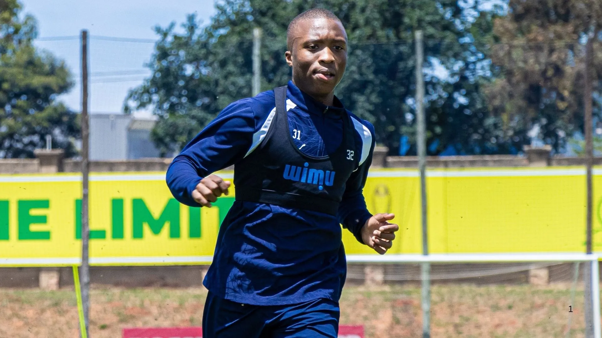 Lazola Maku training at Mamelodi Sundowns.