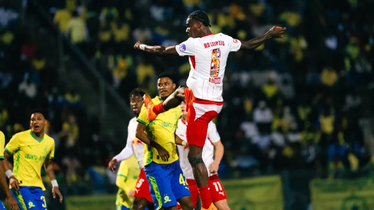 Mamelodi Sundowns come from behind to beat RB Leipzig witg Leon scoring a brace