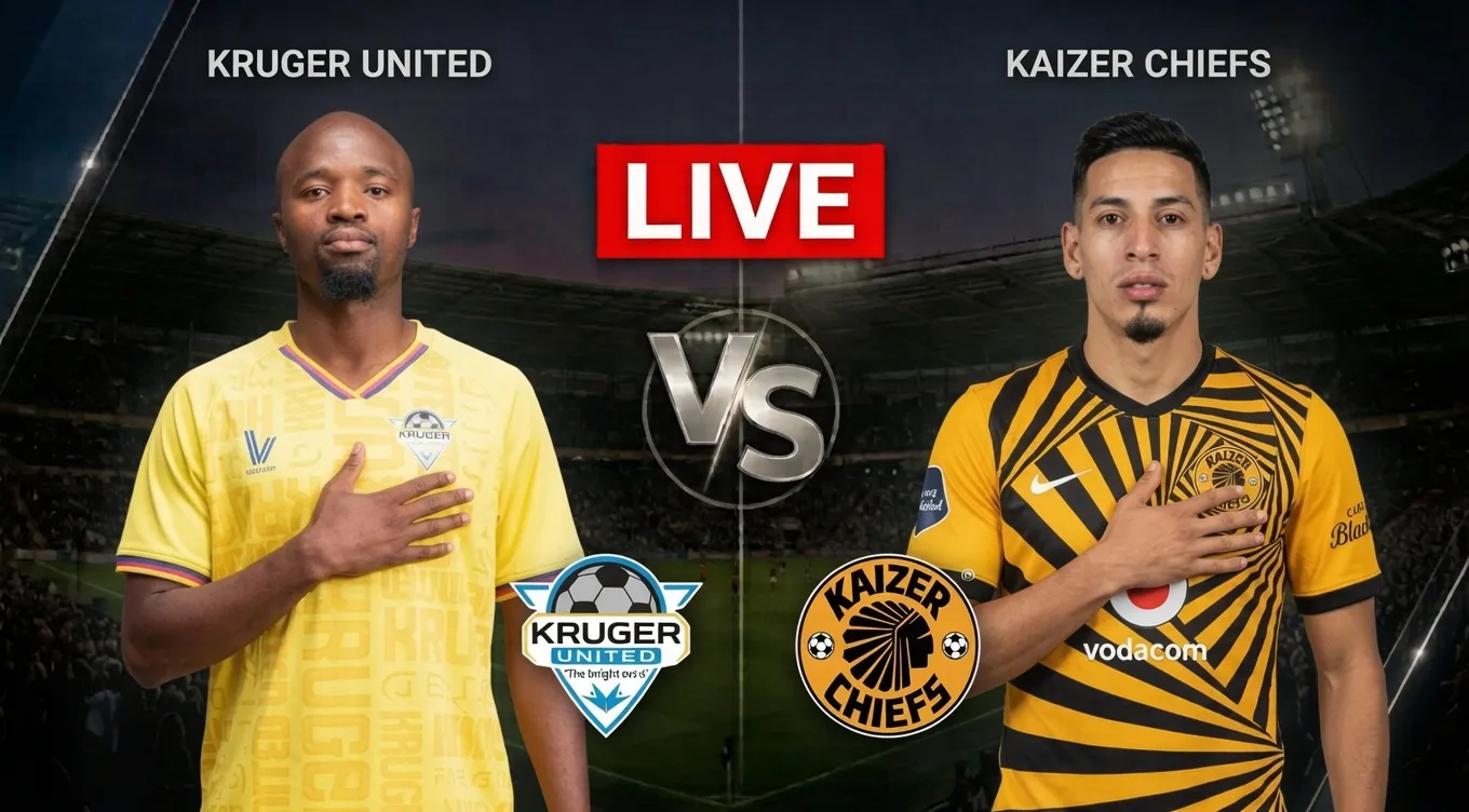 LIVE: Kruger United vs Kaizer Chiefs &mdash; Follow score, team news, updates, goals & full-time result