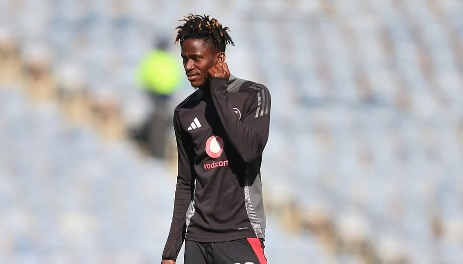 Orlando Pirates mdifielder Karim Kimvudi in action at Orlando Pirates