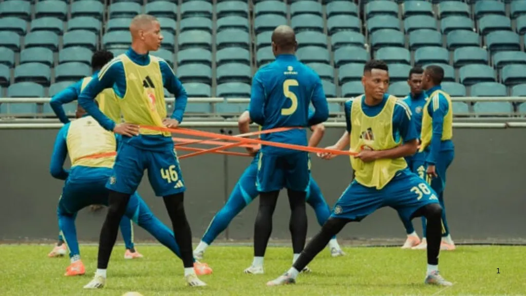 Orlando Pirates in training