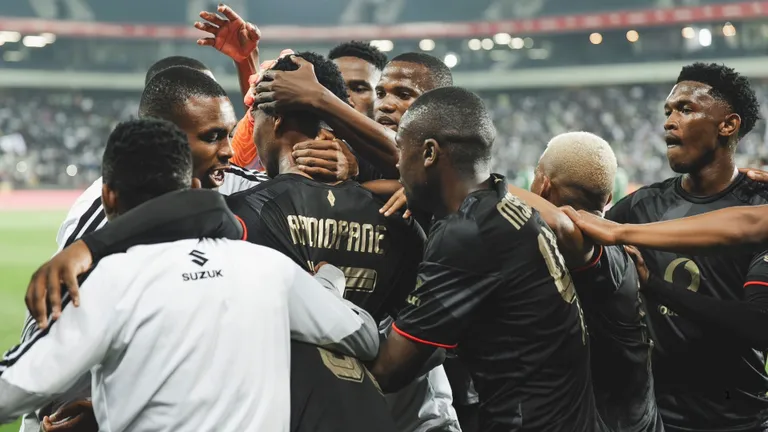 Pirates overcome cup heartbreak to thrash Galaxy and maintain heat on Sundowns