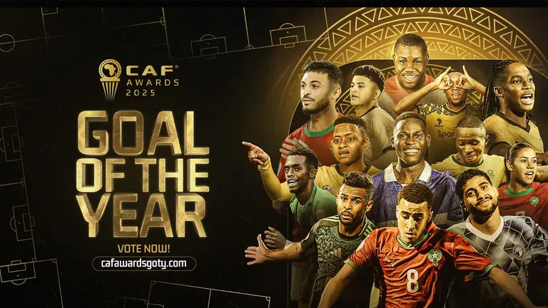 CAF Awards 2025: Two South Africans nominated for Goal of the Year