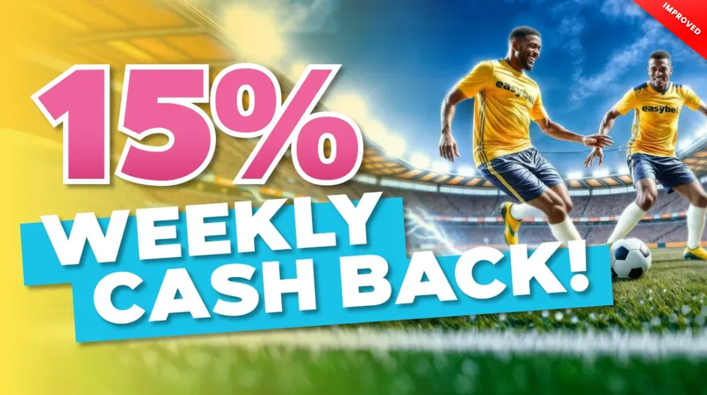Easybet sports cashback.