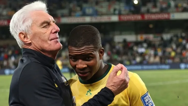 Mkhalele clears the air over tensions between Bafana boss Broos and Mbokazi