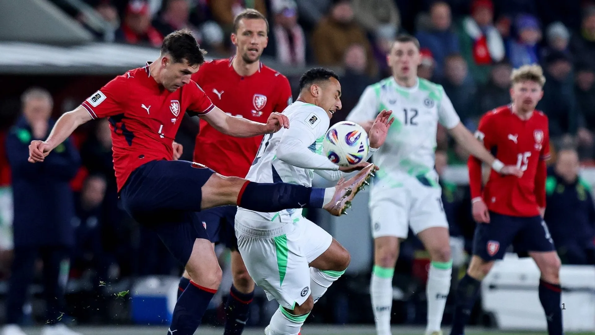 Czech Republic vs Republic of Ireland in their World Cup playoff