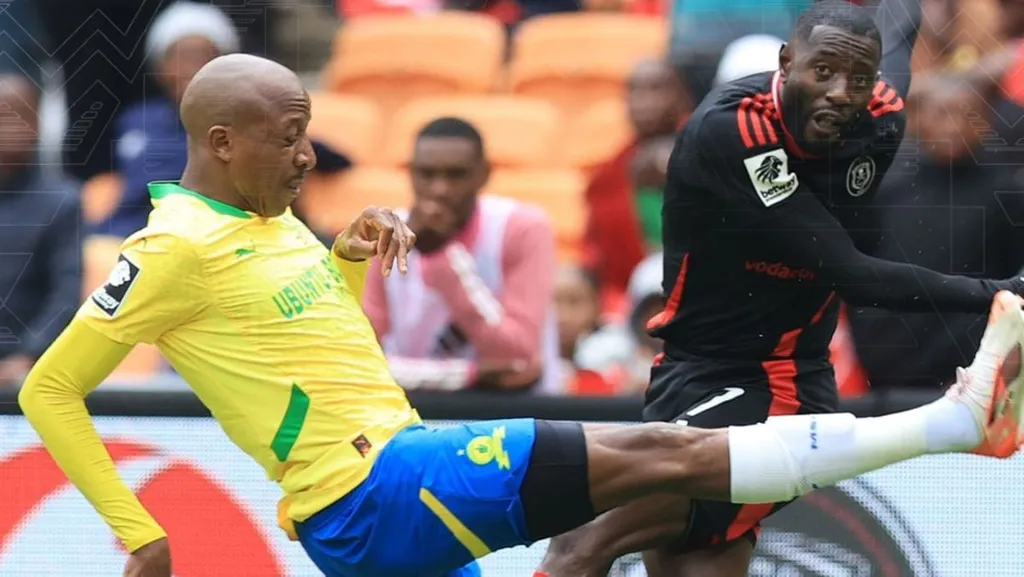 Khuliso Mudau and Deon Hotto Mamelodi Sundowns vs Orlando Pirates