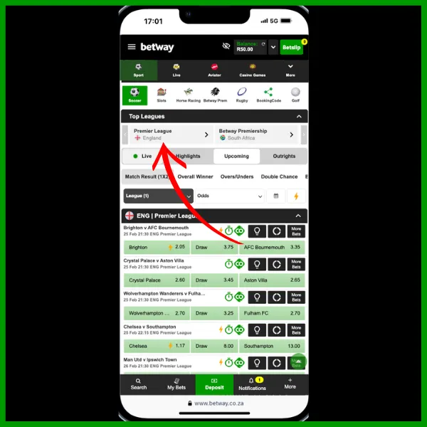 choose your preferred sport