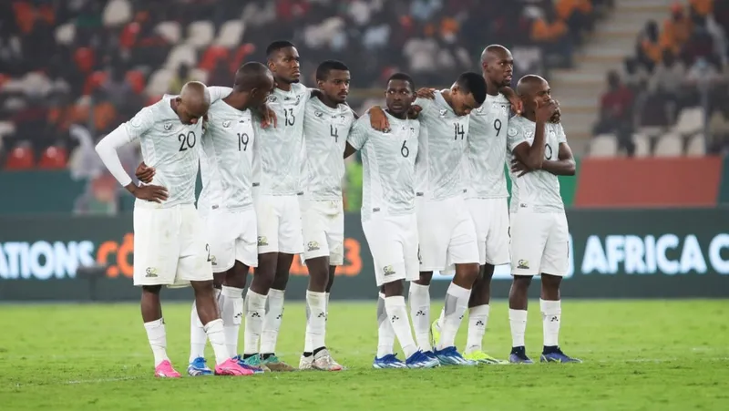 South Africa players Afcon