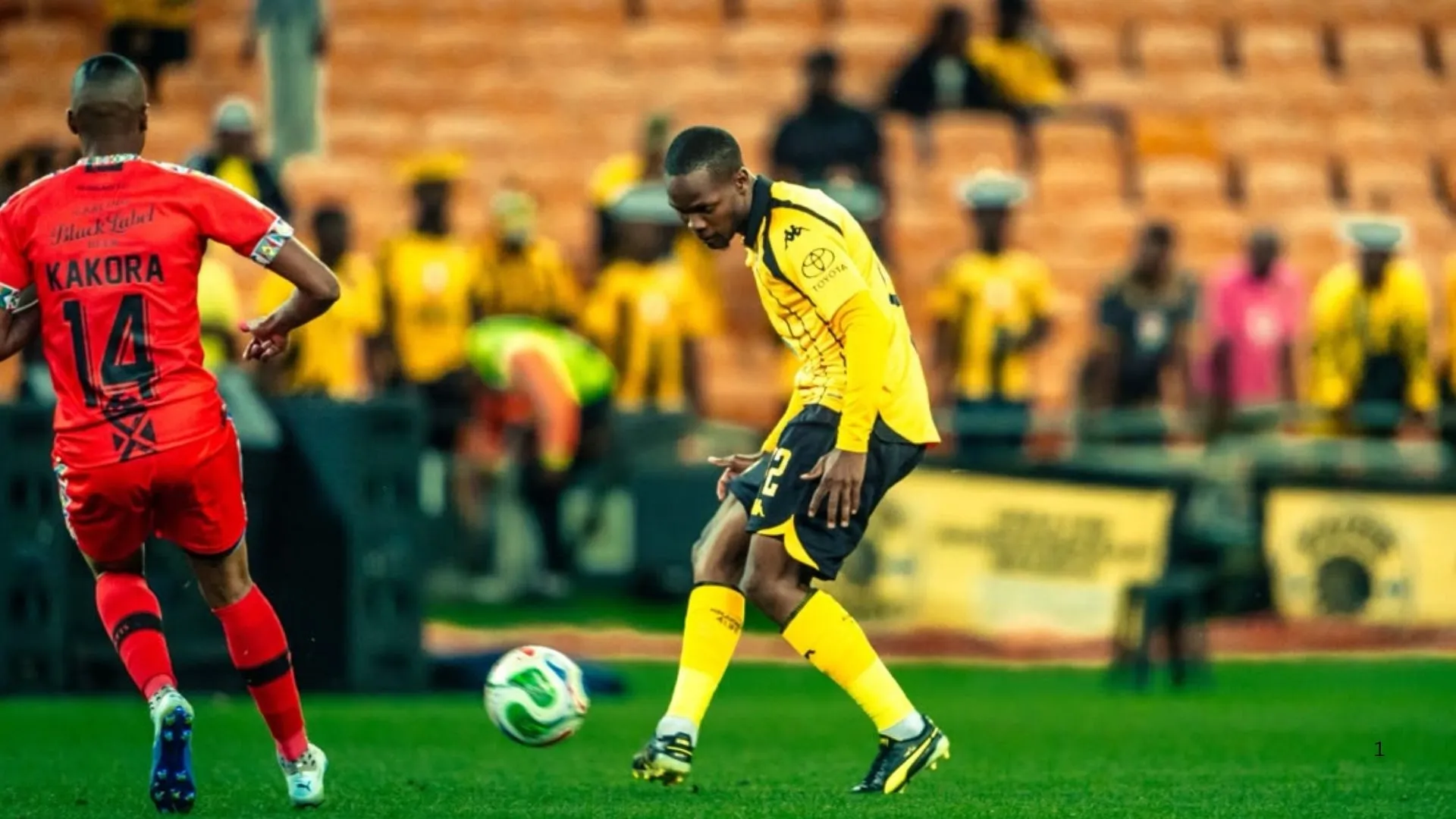 Thabo Moloisane of Kaizer Chiefs in the Carling Knockout against TS Galaxy.