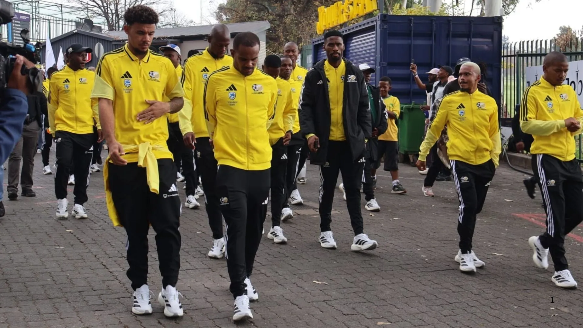 Bafana Bafana World Cup team.