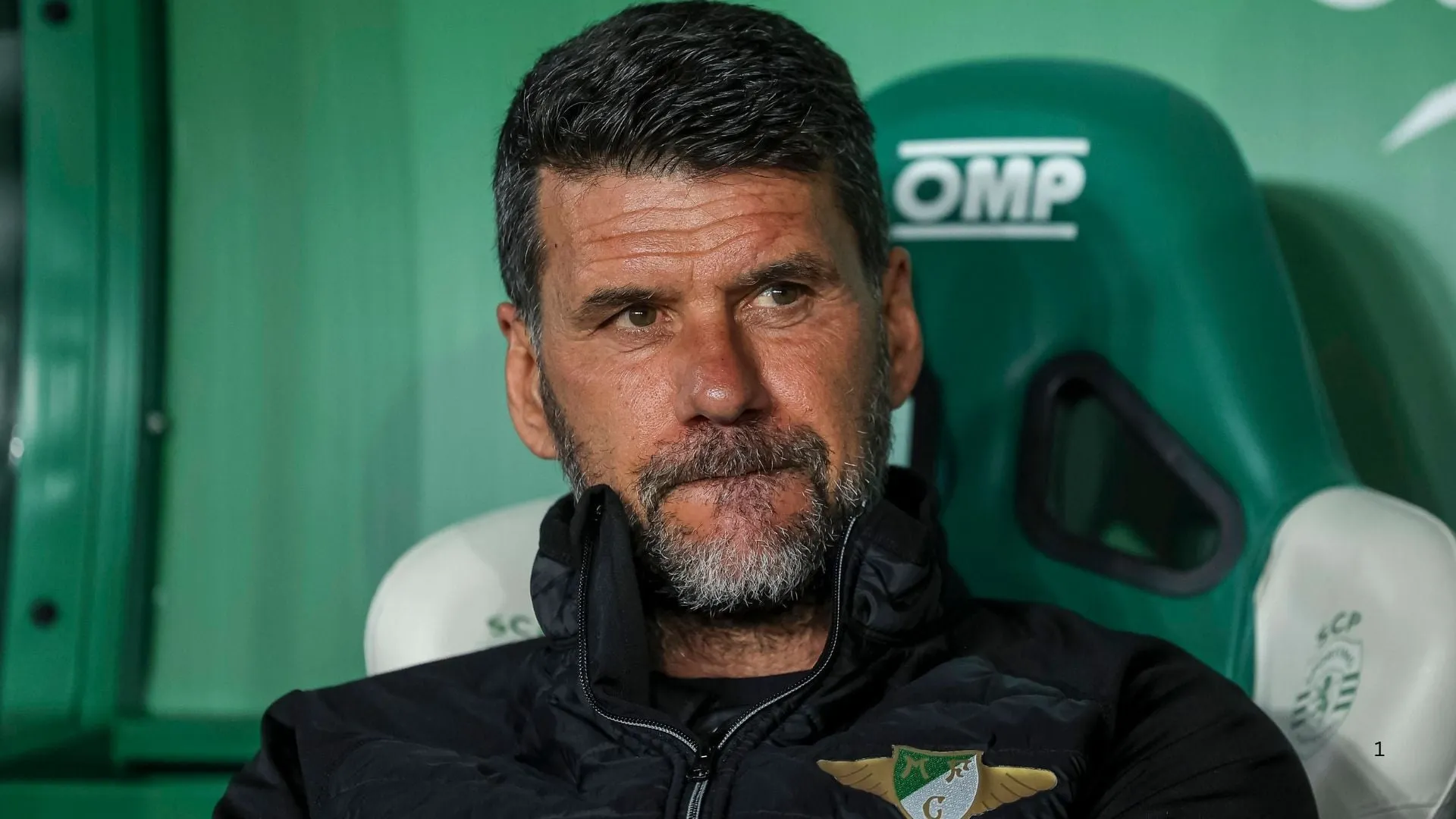 Tondela coach Cristiano Bacci.