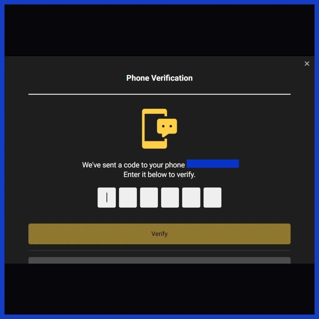 Betxchange Sign Up Step 4