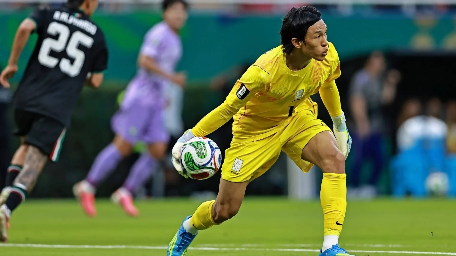 South Korea goalkeeper Kim Seung-Gyu.