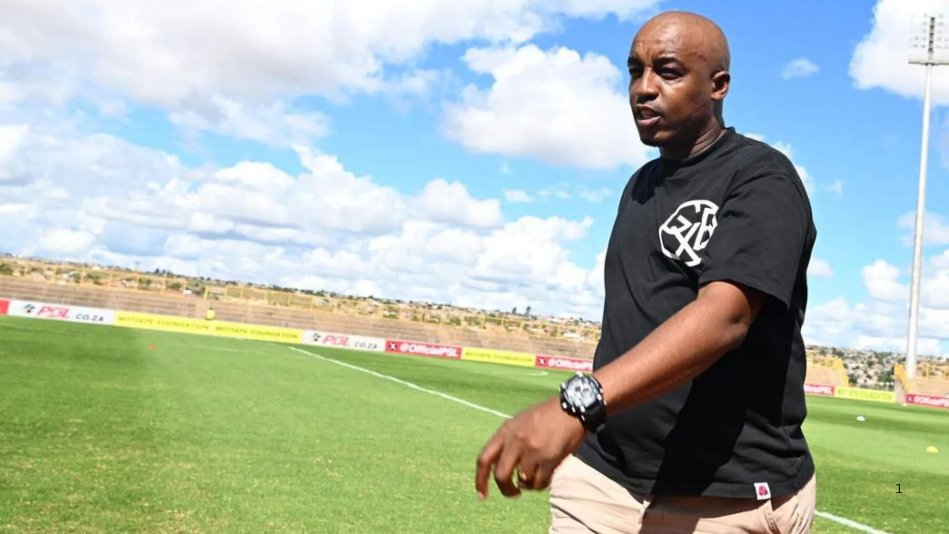 Kruger United coach Abram Mongoya.