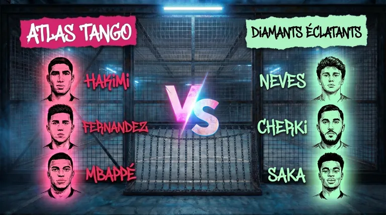 Mbapp&eacute;&rsquo;s Atlas Tango face Saka and Diamants &Eacute;clatants in Afrik-Foot ZA Cage 2026 quarter-final