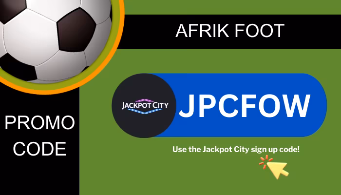 Jackpot City Sign Up Code JPCGOAL: 100% bonus up to R4000 + Wheel Spin (June 2026)