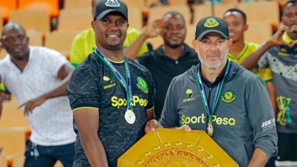 Nasreddine Nabi and Cedric Kaze. Photo Cedric Kaze X 1