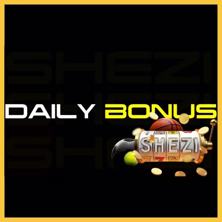 Betshezi Daily Bonus promotional banner,