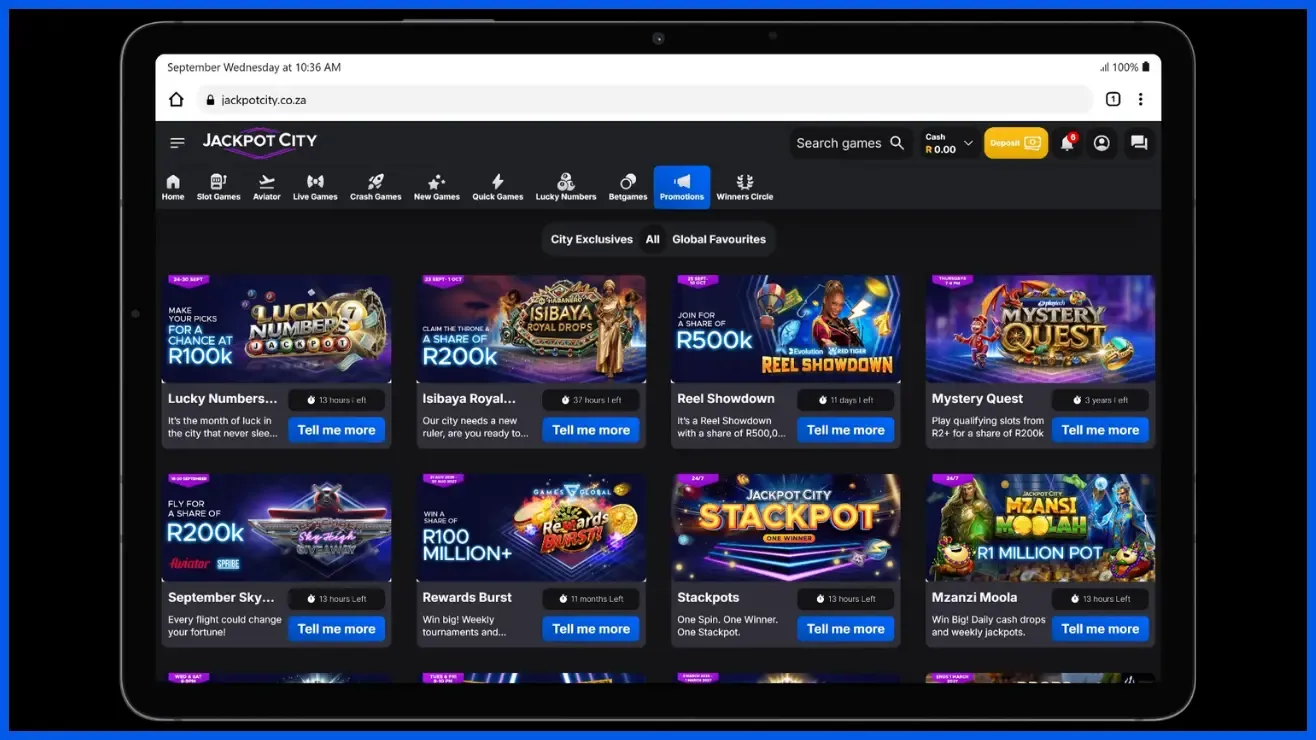 Jackpot City Promotions