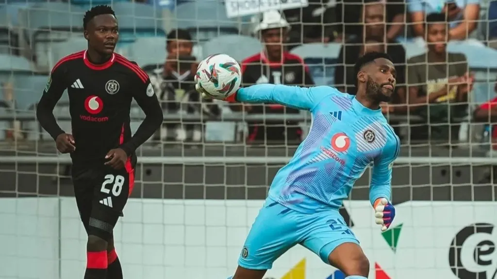 Paseka Mako and Sipho Chaine Orlando Pirates