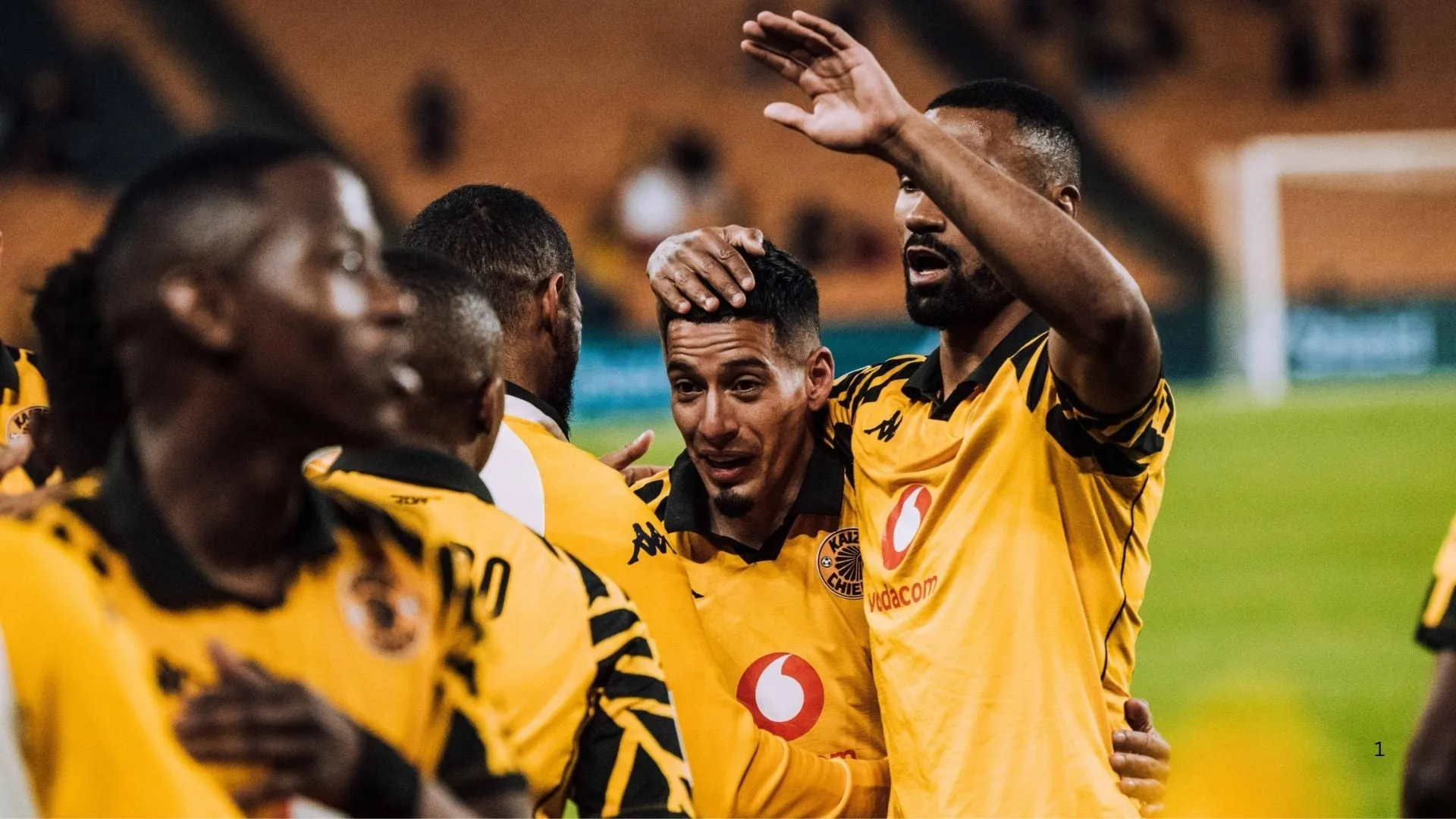 Kaizer Chiefs players celebrate Gaston Sirino&rsquo;s goal. Photo &ndash; Kaizer Chiefs