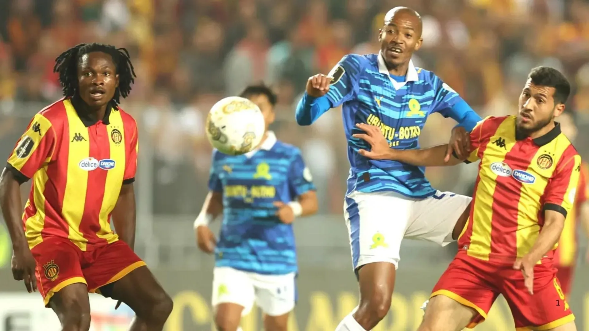 Mamelodi Sundowns playing against Esperance