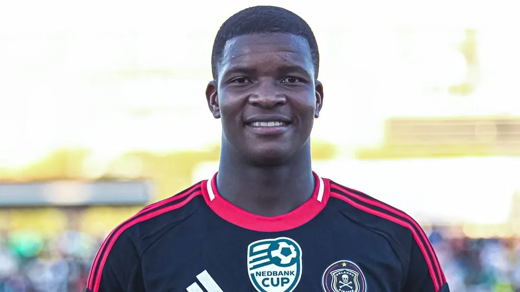 Mbekezeli Mbokazi of Orlando Pirates.