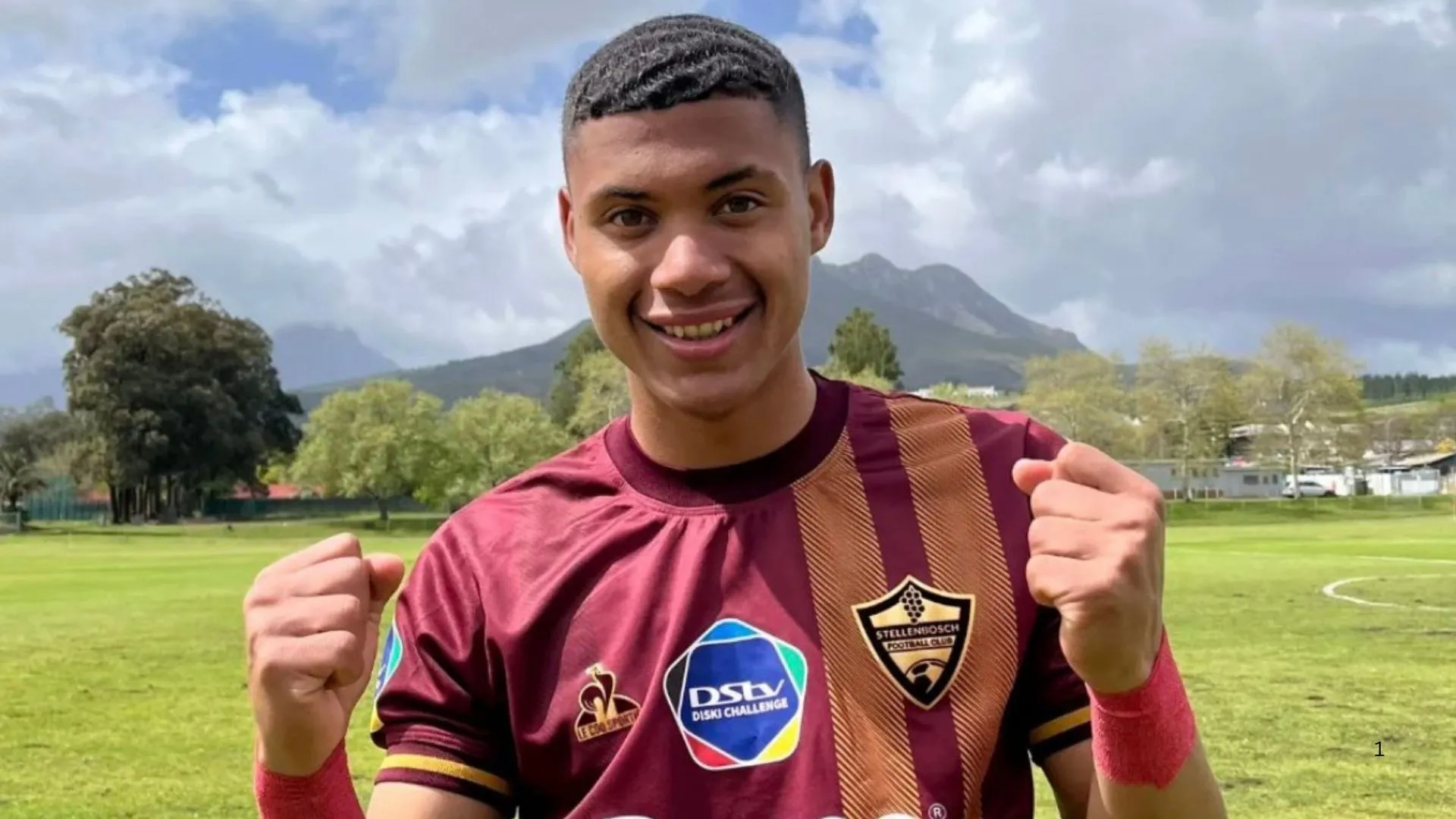 Faiz Abrahams of Stellenbosch FC.
