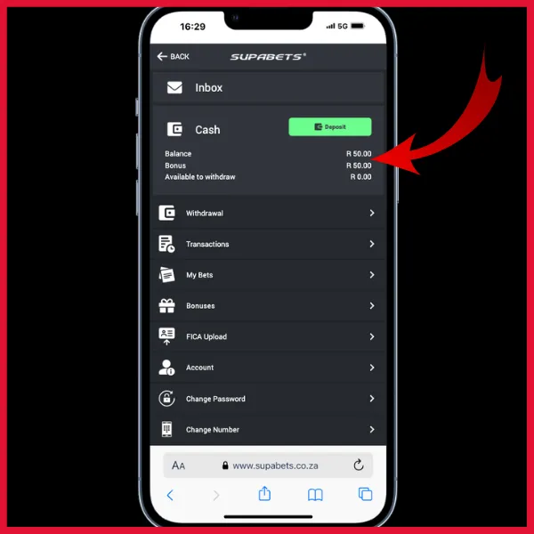Supabets sign up code 7