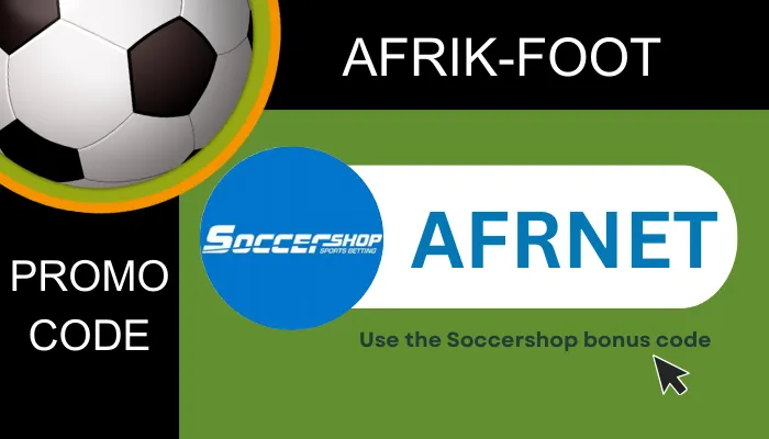 Soccershop Promo Code AFRNET &ndash; Get up to R7,500 Deposit-Match in South Africa 2026