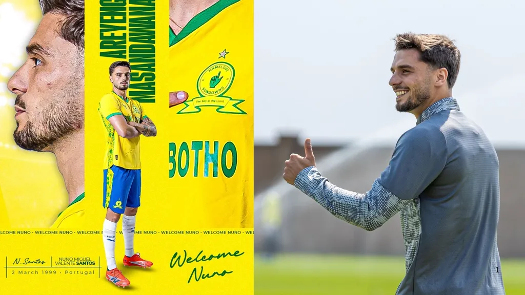 Nuno Santos after joining Mamelodi Sundowns