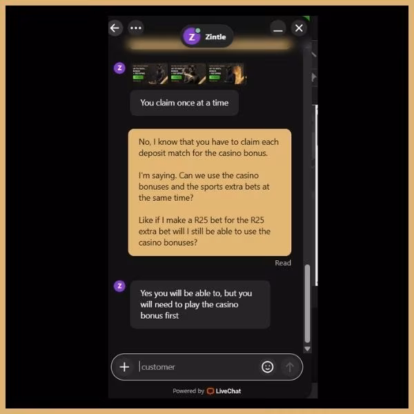 Pantherbet welcome bonus code Live Chat 3. Follow up query clarifying if the sports and casino bonuses can be used together, or if they haave to be chosen as one or the other.