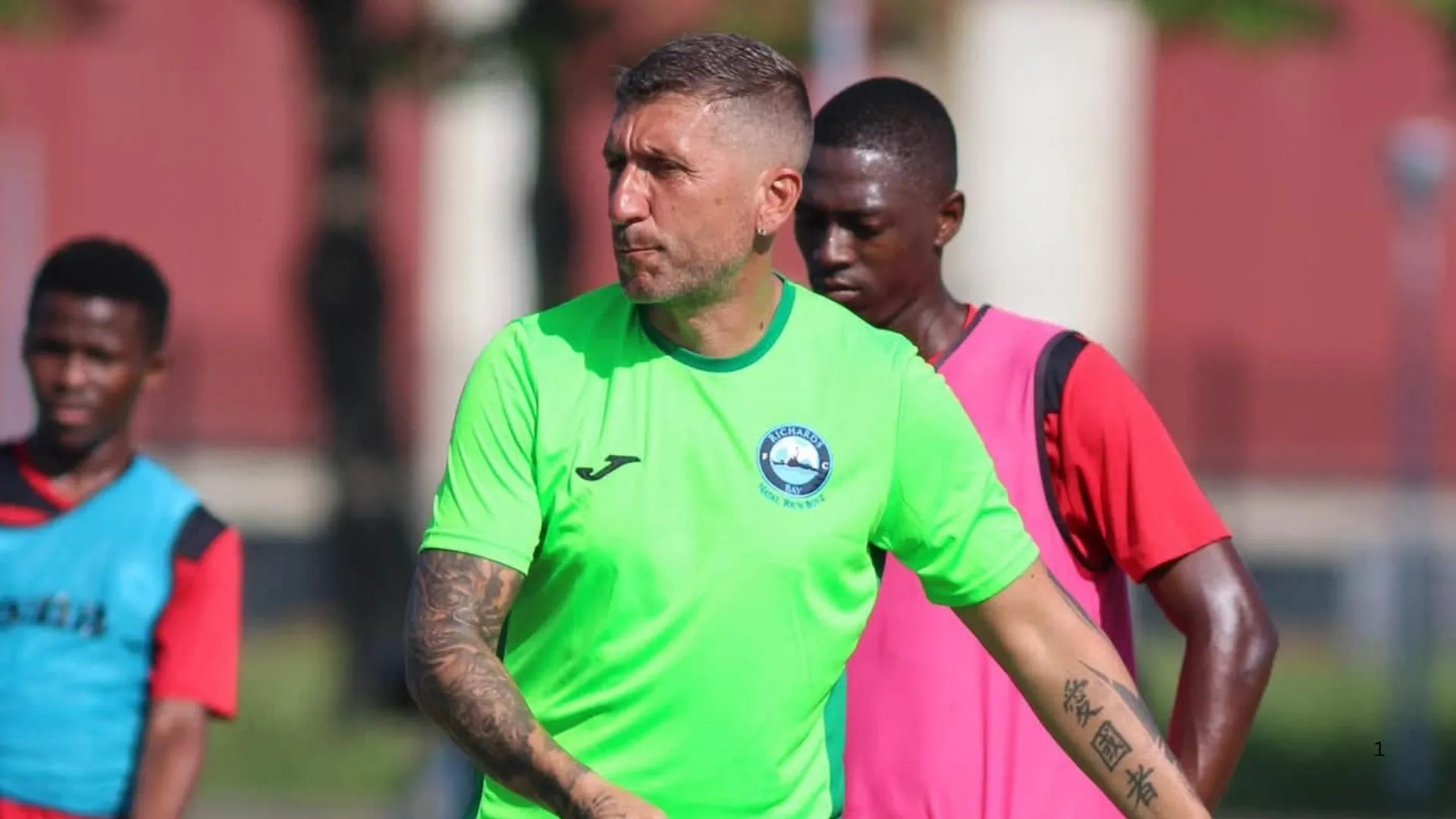Richards Bay's Bulgarian coach Dimitar Pantev.