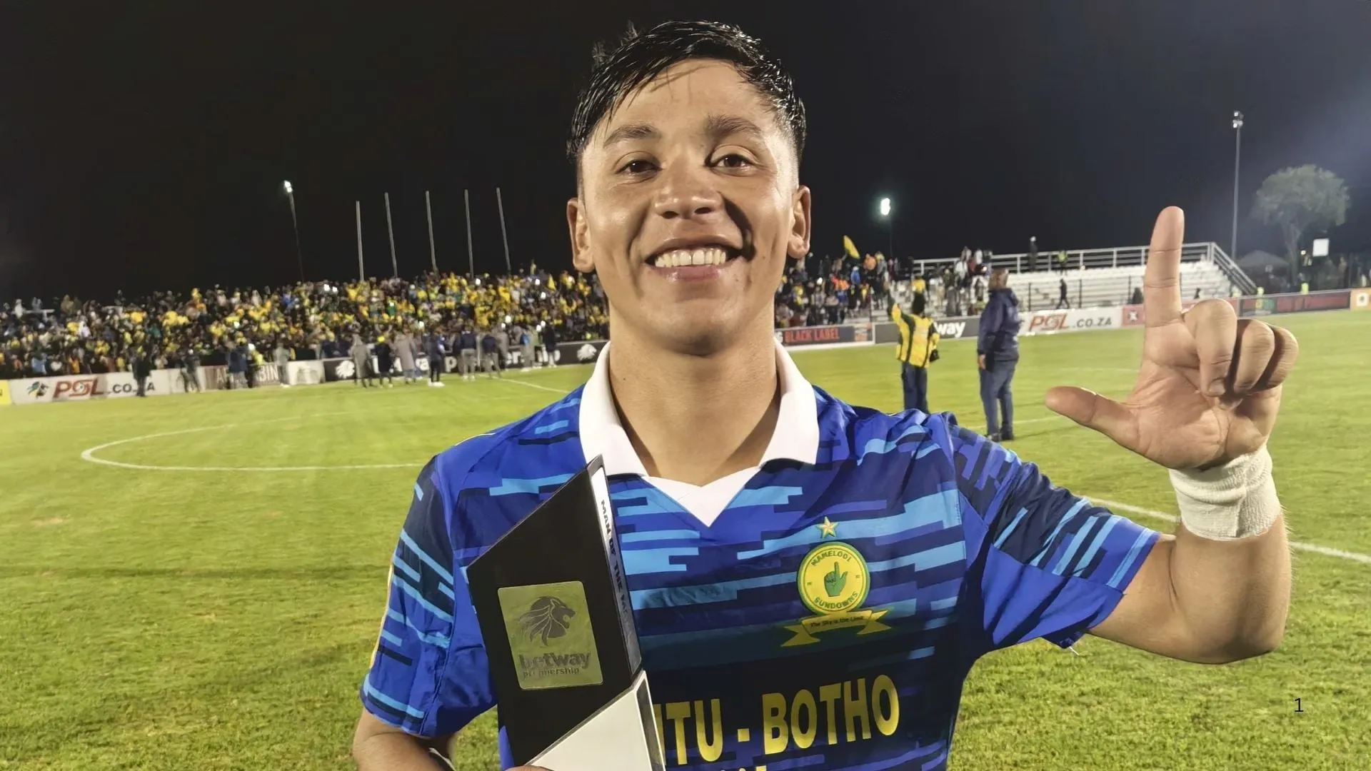 Marcelo Allende of Mamelodi Sundowns.