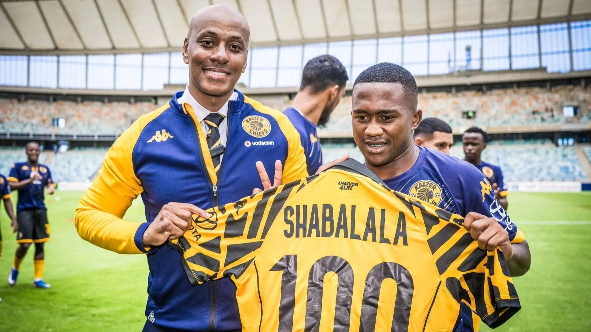 Mduduzi Shabalala and Kaizer Motaung Jr., Kaizer Chiefs