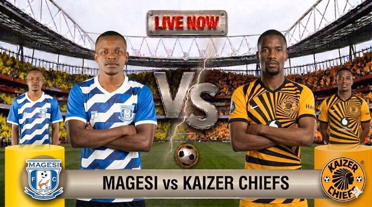 Live: Magesi vs Kaizer Chiefs &ndash; Score updates, goals, lineups & key moments