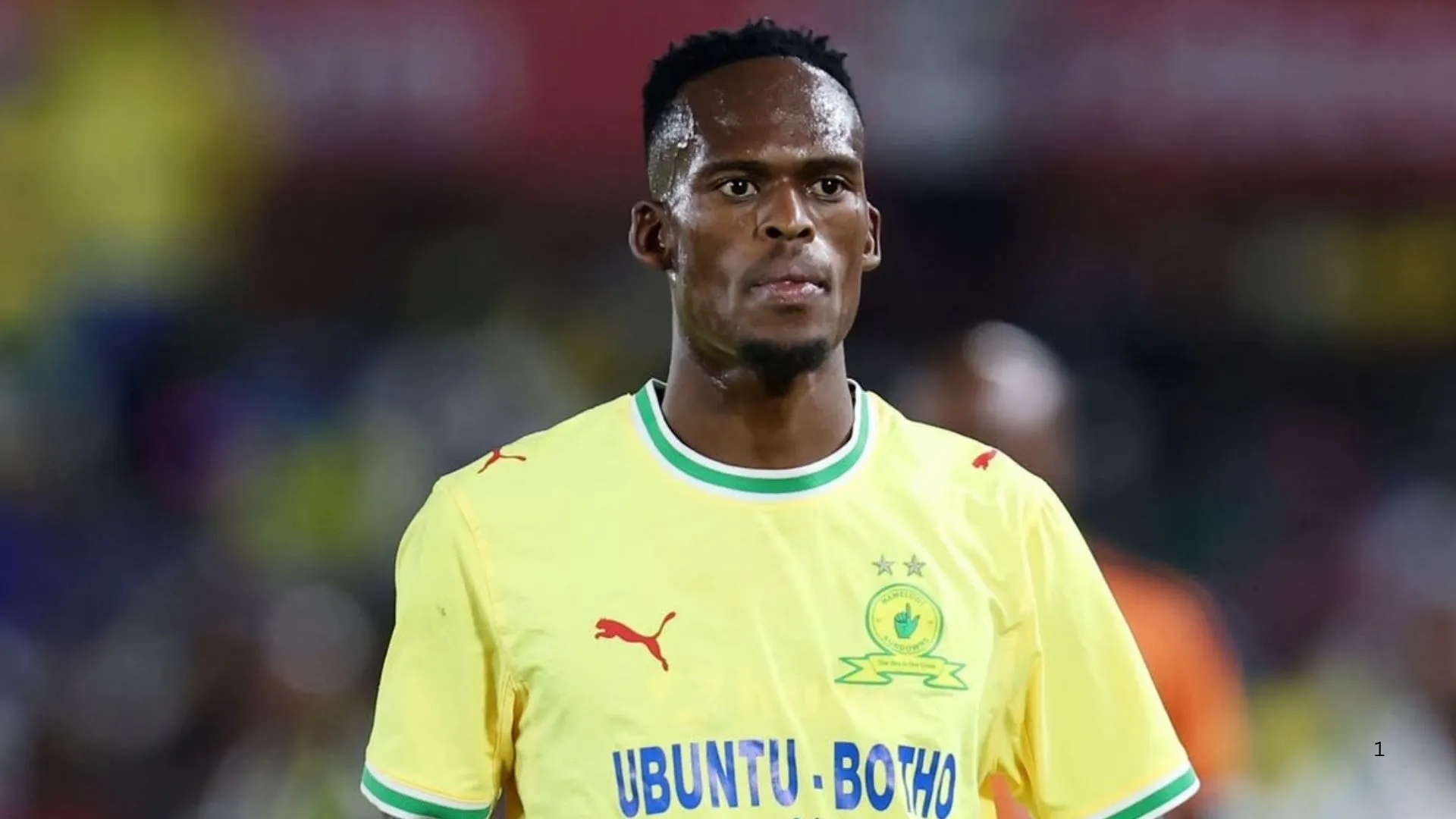Thabang Matuludi of Mamelodi Sundowns.