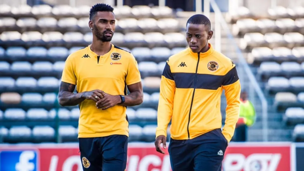 Thabo Cele and Inacio Miguel Kaizer Chiefs