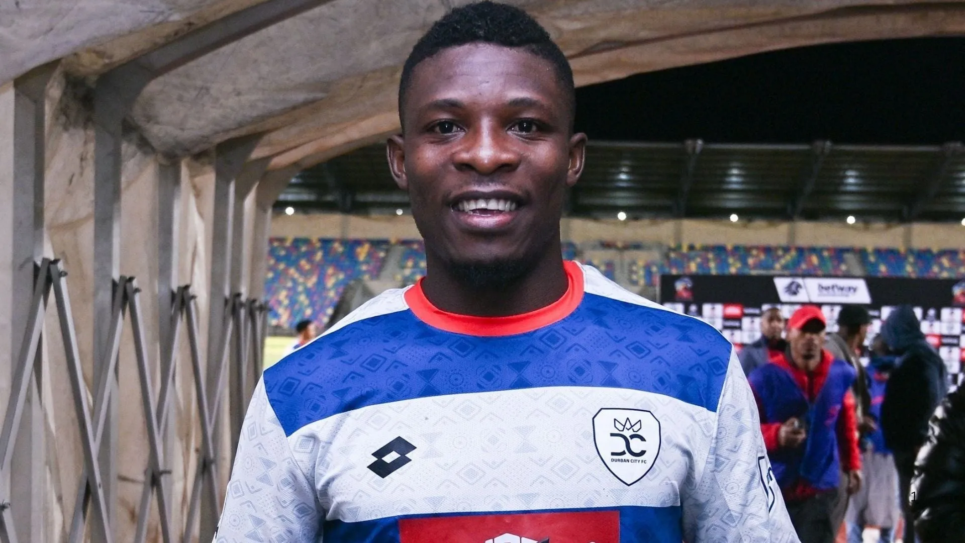 Durban City striker Jean Lwamba. Photo - Durban City