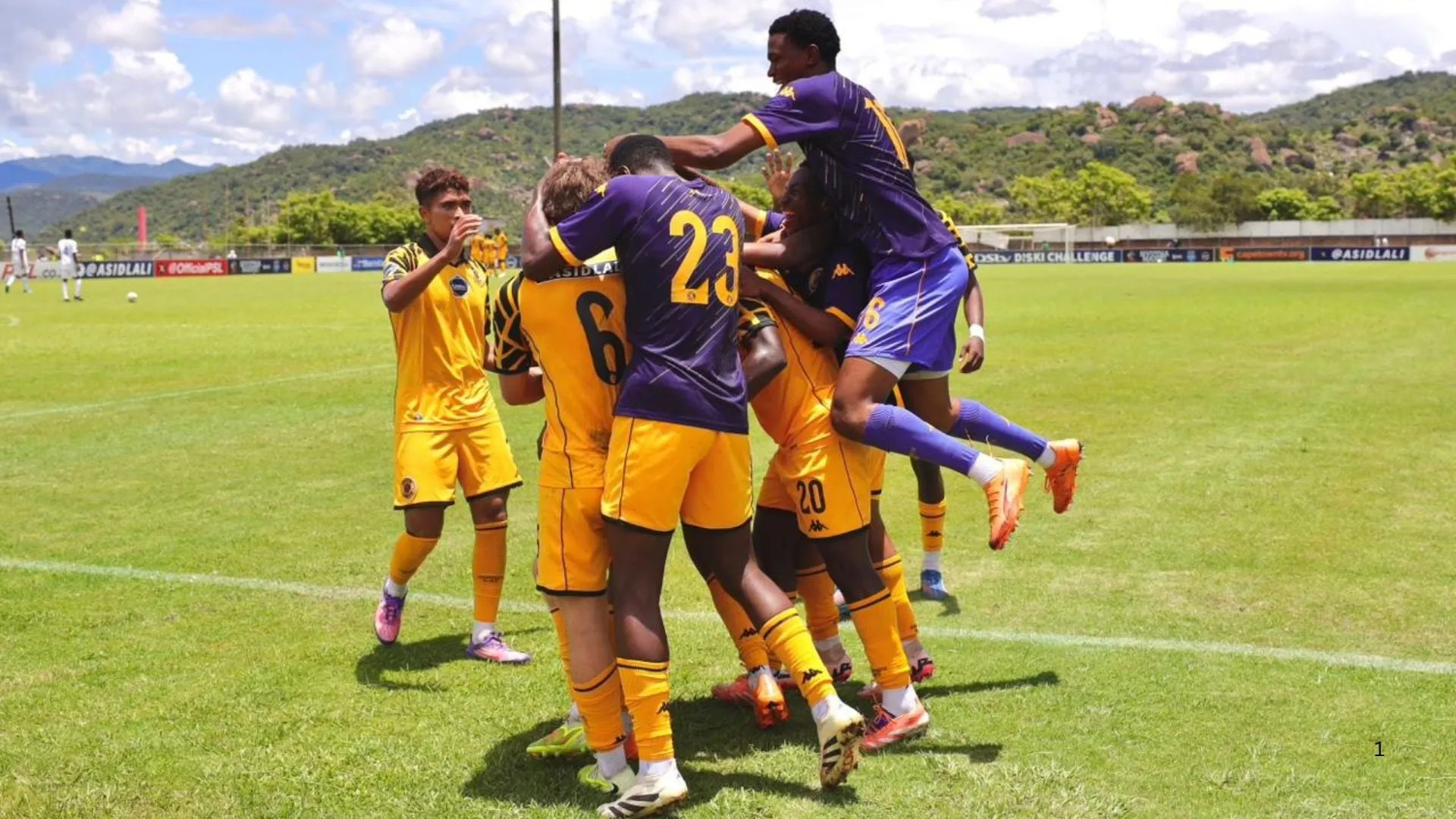 Kaizer Chiefs celebrate a win in the DStv Diski Challenge. Photo &ndash; Asidilali