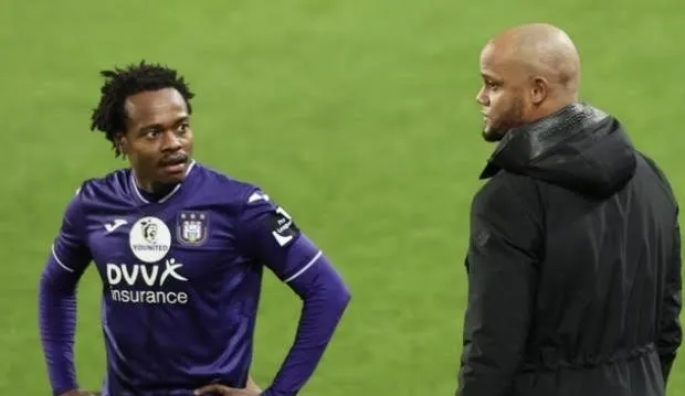 Kompany opens up on bond with Bafana Bafana star Percy Tau