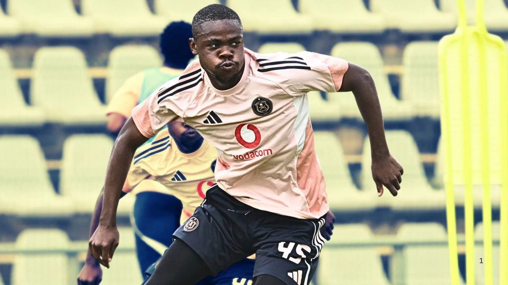 Daniel Msendami of Orlando Pirates.