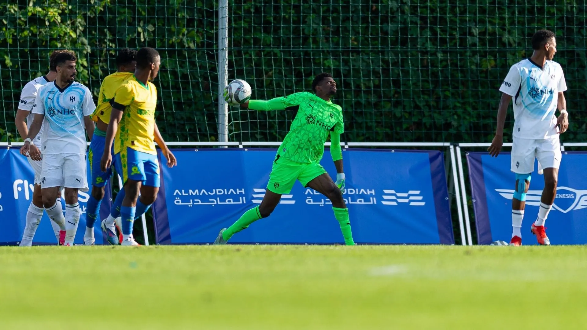 Mamelodi Sundowns lost to Al-Hilal in their second friendly.