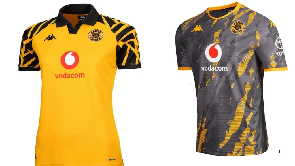 Kaizer Chiefs kits for the 2025-26 season.