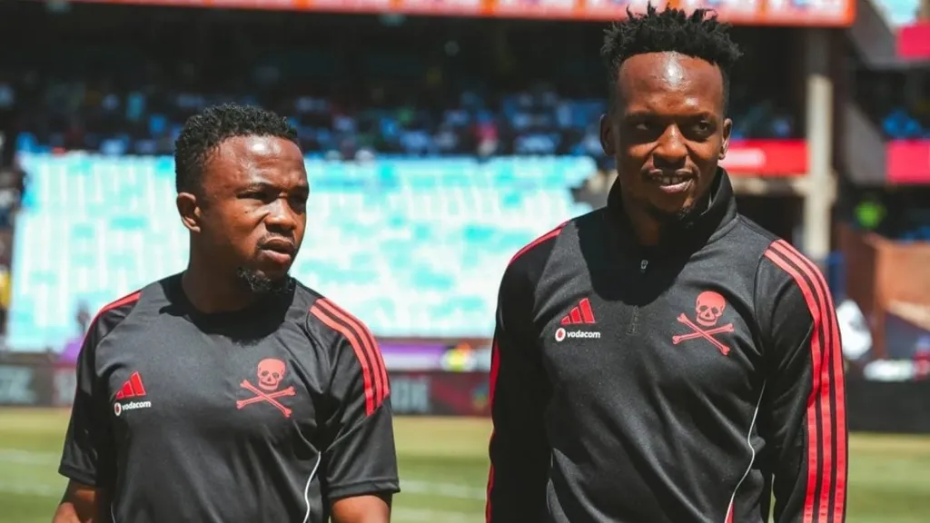 Paseka Mako and Patrick Maswanganyi Orlando Pirates