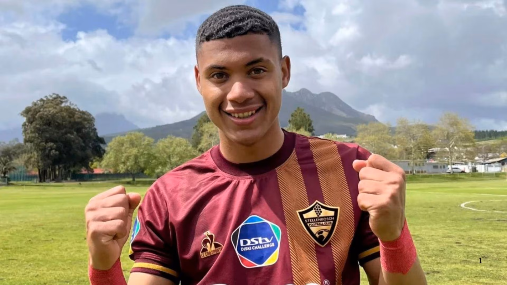 Faiz Abrahams of Stellenbosch FC.