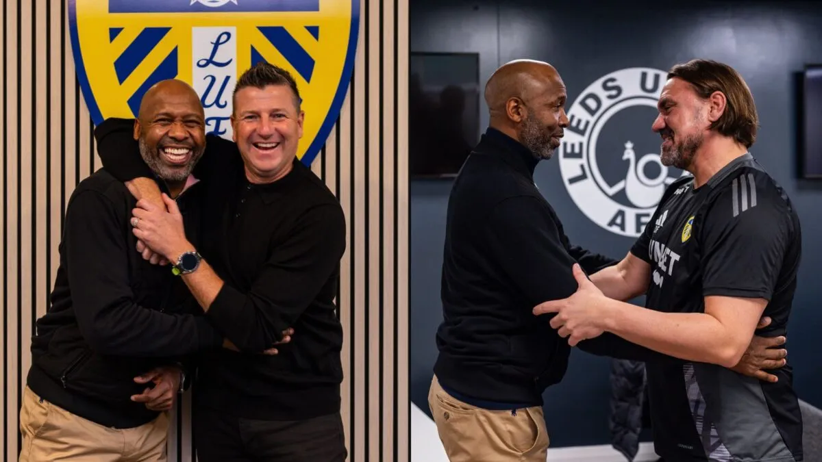 The Chief is back home! Leeds United give warm welcome to favourite son Lucas Radebe