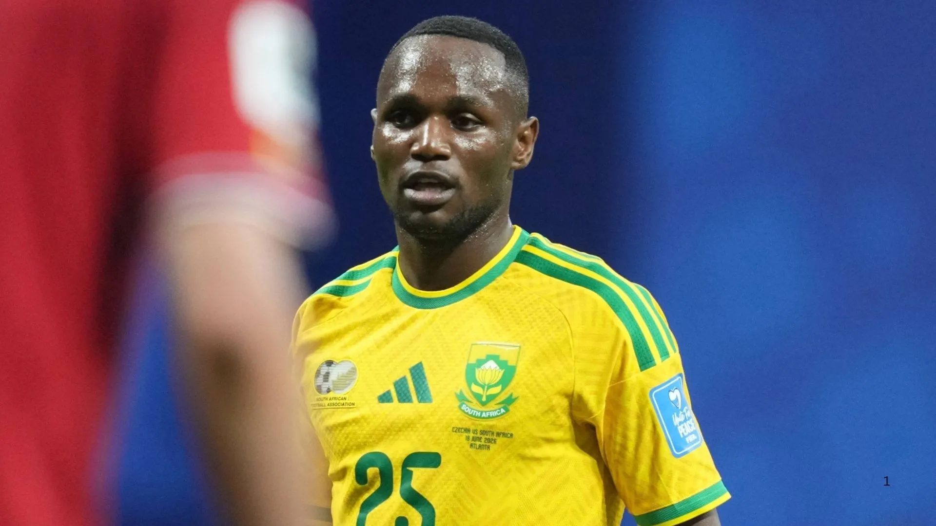 Kamogelo Sebelebele of Bafana Bafana.